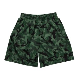 Bottoms | Mens Trail Running Short Sea Moss Leaf Print Bottoms Bottoms