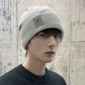 Hats | Mens Kid’S Patch Beanie Muted Clay Accessories Hats