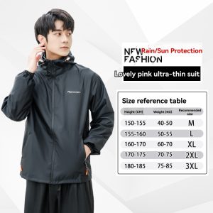 Outerwear | Mens Whisper Rain Shell Black/Black Clothing Black