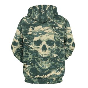 Outerwear | Mens/Womens Print Sherpa Hoody Pacific Marble Clothing Mens