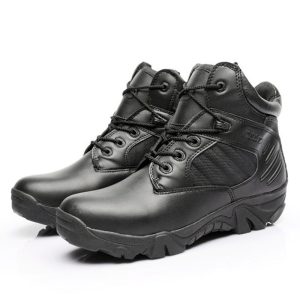 Work | Mens Moab 3 Response Mid Tactical Waterproof Boot Wide Width Black Activity Black